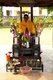 Thailand: Statue and shrine to an old abbot of Wat Ton Kwen, Chiang Mai